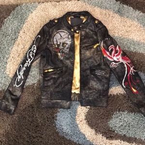 Ed Hardy by Christian audigier denim jacket